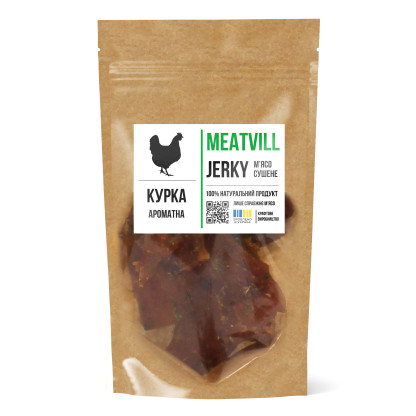Фото Джерки курка ароматна крафт 50г
