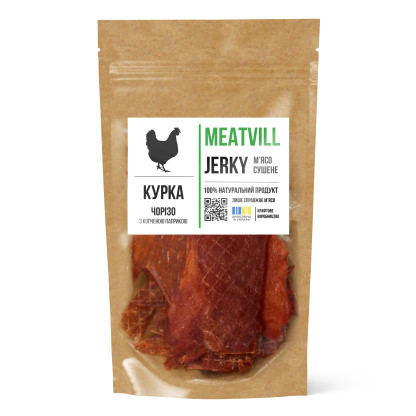 Фото Джерки курка чорізо крафт 50г