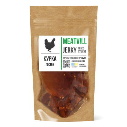 Фото Джерки курка гостра крафт 50г